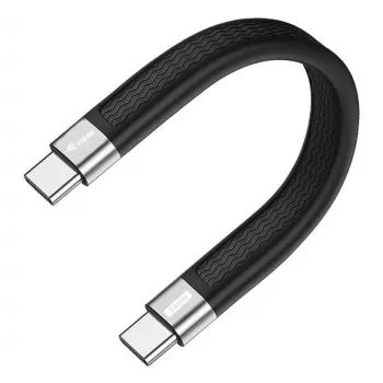 Equip 128410 USB4 Gen 3x2 USB-C kabelis 0.13 m Melns