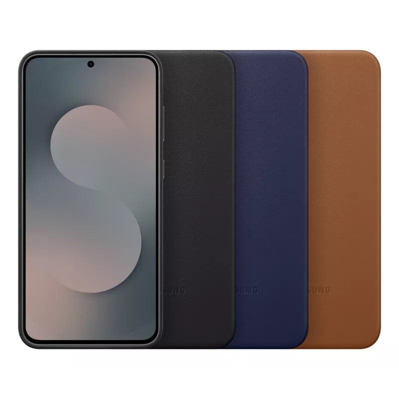 Samsung Kindsuit Mākslīgās Ādas Maciņš Galaxy S25 FE, Navy