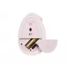 LOGITECH Lift Labā Rokas Bezvadu Pele Roza / Tumši Roza