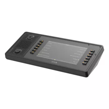 Video interkomu pults AXIS C6110 ar 17,8 cm (7 collu) 1024×600 displeju, MicroSD līdz 1 TB, melna