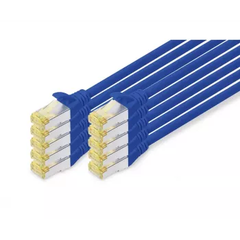 Tīkla kabelis Digitus CAT 6A S/FTP RJ-45 3m Zils
