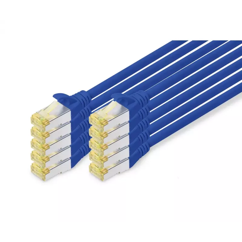 Tīkla kabelis Digitus CAT 6A S/FTP RJ-45 3m Zils