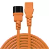 Lindy 1m IEC pagarinātāja kabelis, oranžs