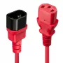 Lindy 2m IEC pagarinātājkabelis, sarkans