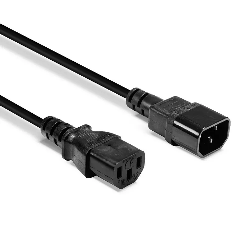Lindy 0.5m IEC pagarinātājkabelis, melns