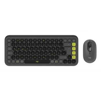 Bezvadu tastatūra un pele Logitech POP Icon Combo Mini Bluetooth QWERTZ Vācu
