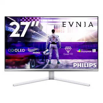 Philips Evnia 8000 27M2N8500/00 dators monitors 67,3 cm (26,5 collu) 2560 x 1440 pikseļi Quad HD QD-OLED Balts