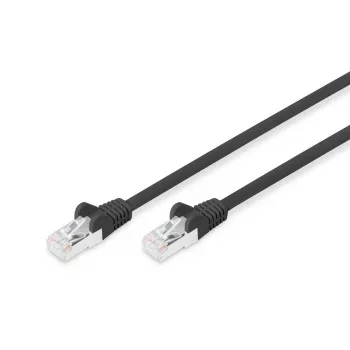DIGITUS Patch Kabelis CAT6 RJ45 M/M 5,0m S-FTP AWG 27/7 LSZH melns