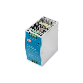 DIGITUS Industriālais barošanas bloks 48V DC, 240W AC-DC, metāla korpuss, DIN sliedes montāžai