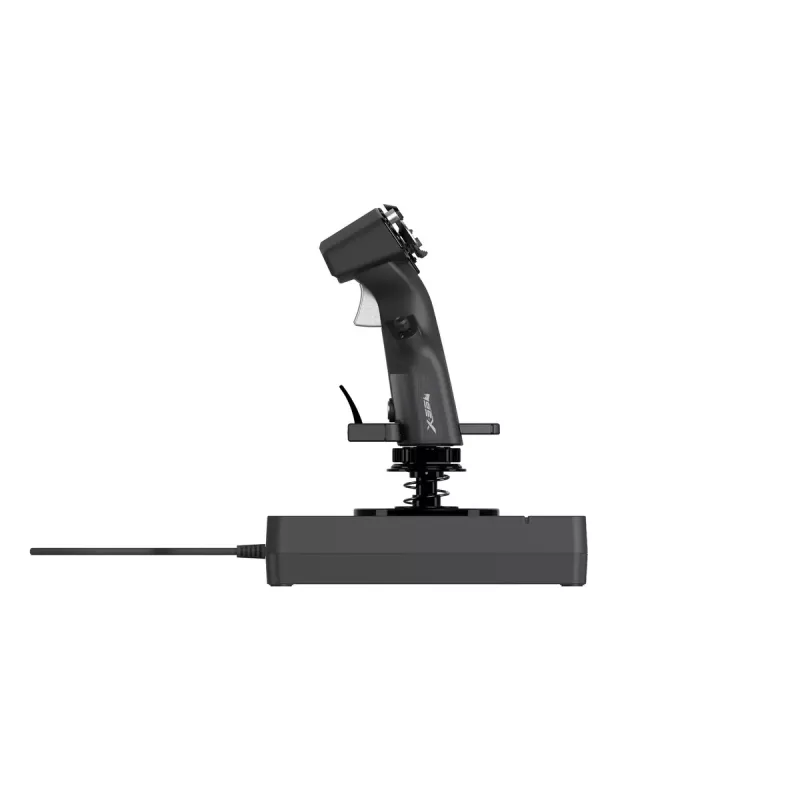 Logitech G X56 H.O.T.A.S. vadības kursts un gāzes svira (Saitek Pro Flight X56 Rhino), vadu USB, PC, melns