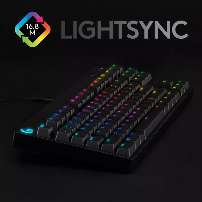 LOGITECH G Pro mehāniskā spēļu tastatūra melna Qwerty US/Int'l