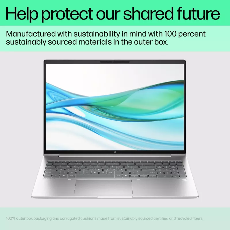 HP ProBook 460 G11 klēpjdators, Intel Core Ultra 7 155U, 40,6 cm (16 inch) WUXGA, 32 GB DDR5, 1 TB SSD, Wi-Fi 6E, Windows 11 Pro, sudraba