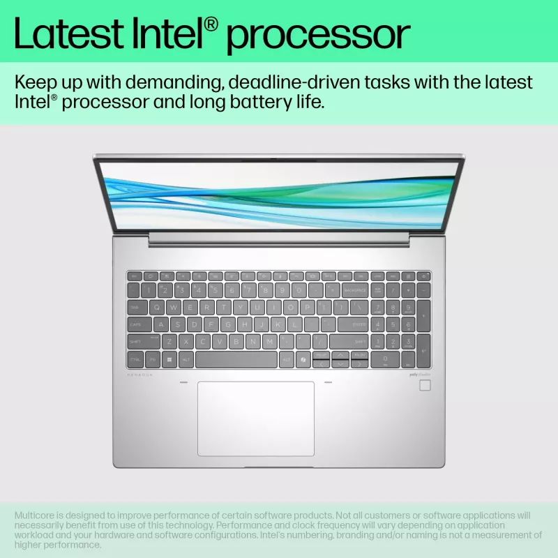 HP ProBook 460 G11 klēpjdators, Intel Core Ultra 7 155U, 40,6 cm (16 inch) WUXGA, 32 GB DDR5, 1 TB SSD, Wi-Fi 6E, Windows 11 Pro, sudraba