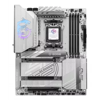 Mātesplate MSI MPG X870E EDGE TI WIFI, AMD X870E mikroshēmojums, Socket AM5, ATX, DDR5, 4×DIMM, Wi‑Fi 7, 5Gb LAN, 4×M.2