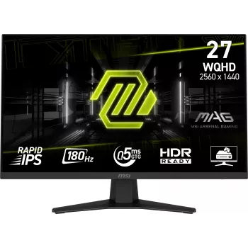 MSI MAG 274QF datora monitors 68,6 cm (27 collas) 2560 x 1440 pikseļi Wide Quad HD LCD Melns