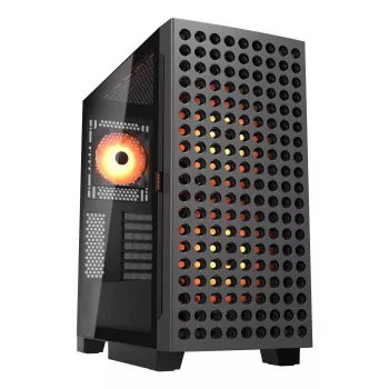 COUGAR Midi Tower korpuss Airface ECO, ARGB, Melns