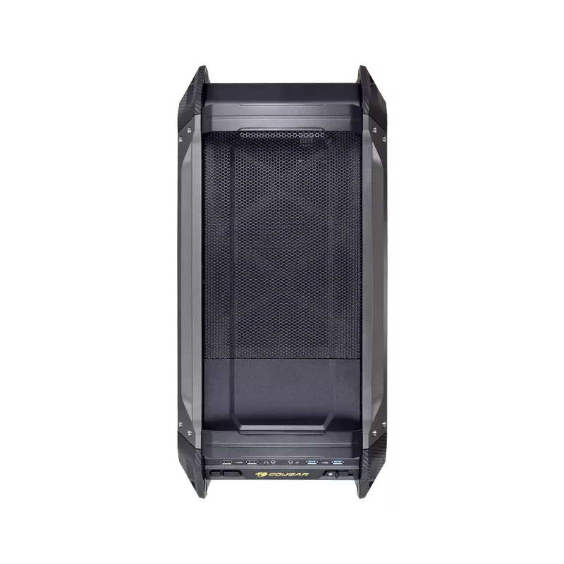 COUGAR Panzer Max-G Full Tower korpuss melns ar rūdīta stikla sānu paneli, 120/140 mm ventilatori