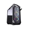 COUGAR Panzer Max-G Full Tower korpuss melns ar rūdīta stikla sānu paneli, 120/140 mm ventilatori