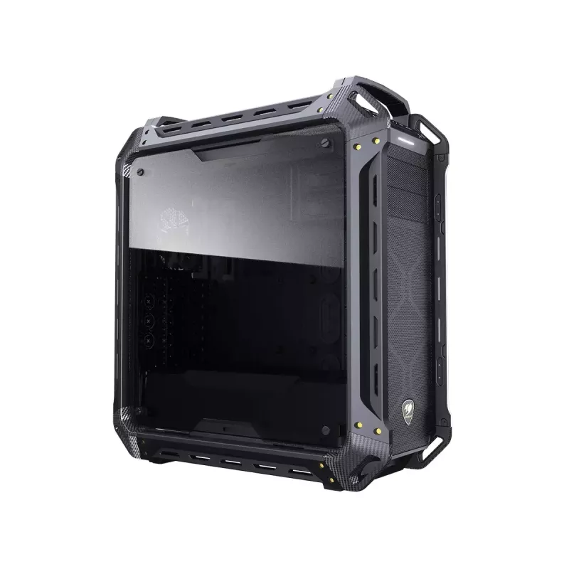 COUGAR Panzer Max-G Full Tower korpuss melns ar rūdīta stikla sānu paneli, 120/140 mm ventilatori