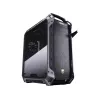 COUGAR Panzer Max-G Full Tower korpuss melns ar rūdīta stikla sānu paneli, 120/140 mm ventilatori
