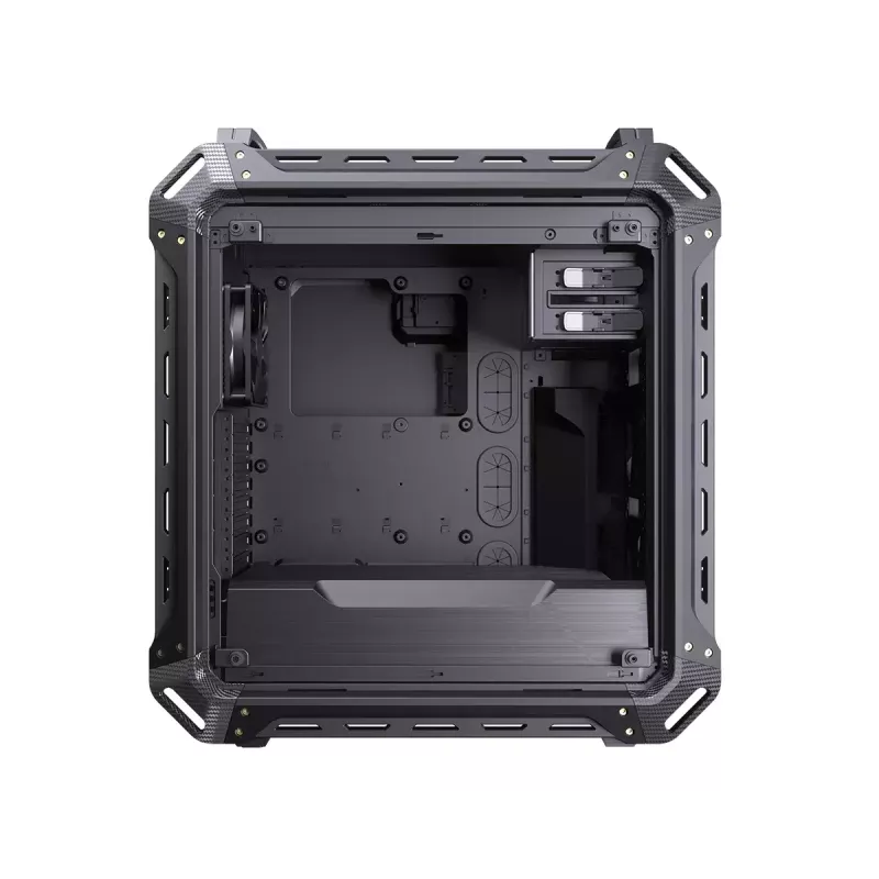 COUGAR Panzer Max-G Full Tower korpuss melns ar rūdīta stikla sānu paneli, 120/140 mm ventilatori