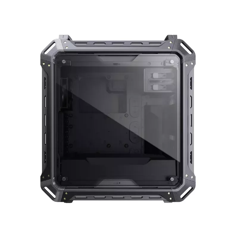 COUGAR Panzer Max-G Full Tower korpuss melns ar rūdīta stikla sānu paneli, 120/140 mm ventilatori