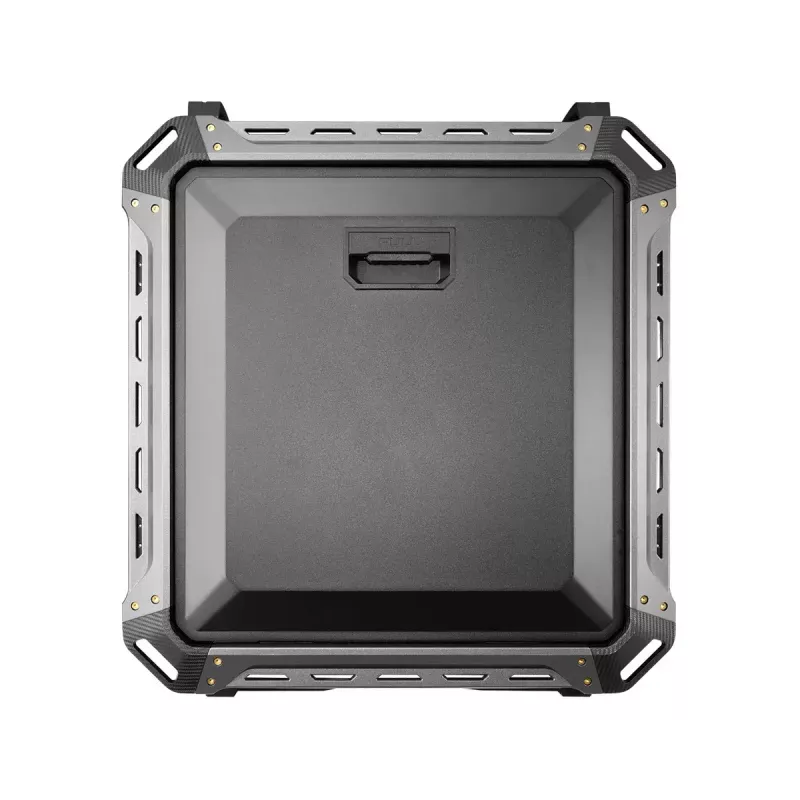 COUGAR Panzer Max-G Full Tower korpuss melns ar rūdīta stikla sānu paneli, 120/140 mm ventilatori
