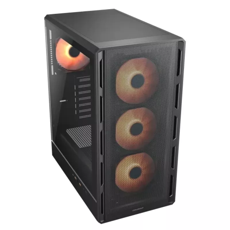 COUGAR Airface Pure PRO Midi Tower korpuss, ARGB, Melns