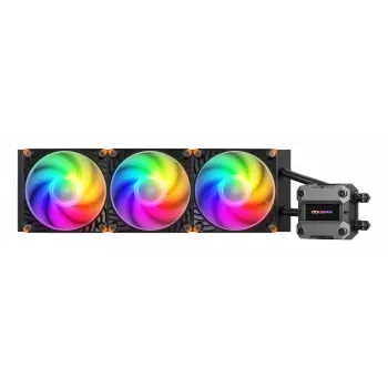 COUGAR Ūdens dzesēšanas sistēma CPU Poseidon Ultra 360, ARGB, Melna