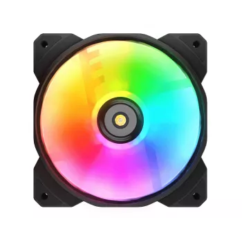 COUGAR MHP 120 ARGB, Melns - 120 mm datorsistēmas ventilators ar ARGB apgaismojumu