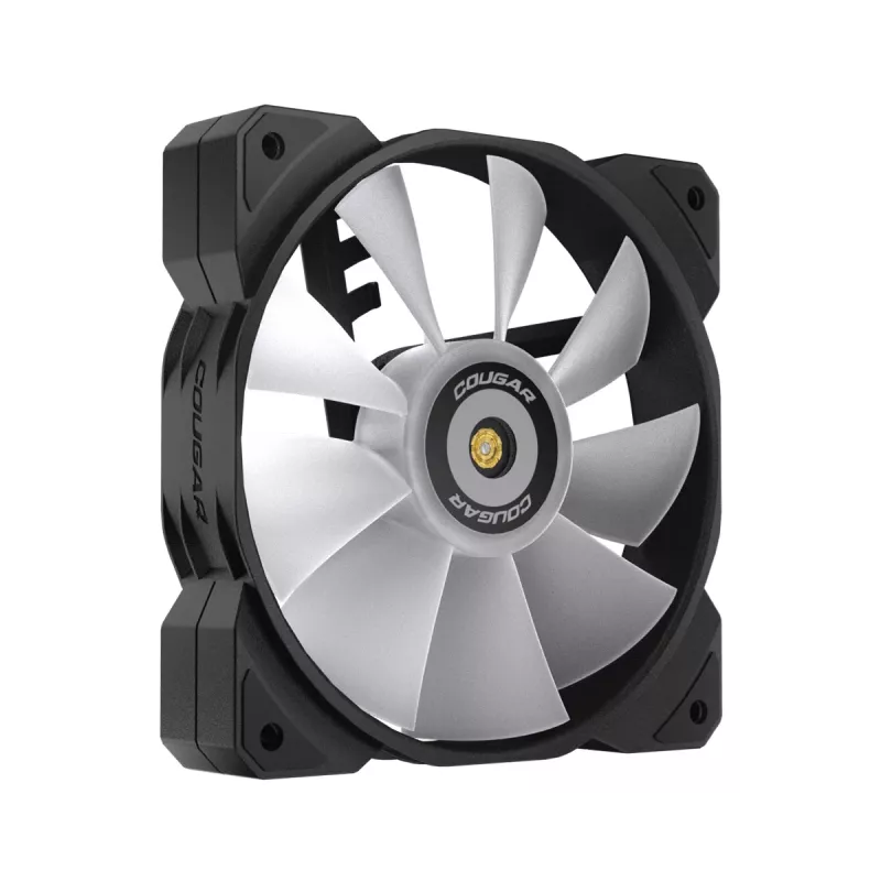 COUGAR MHP 120 ARGB, Melns - 120 mm datorsistēmas ventilators ar ARGB apgaismojumu