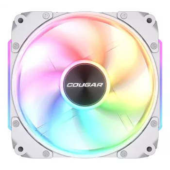 COUGAR korpusa ventilators Apolar 120 ARGB, Balts (3 komplektā), 12 cm