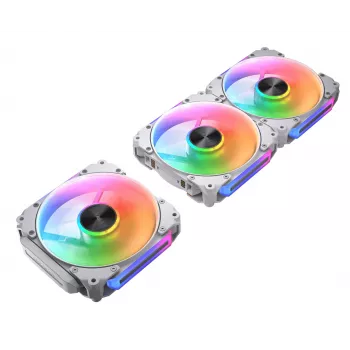 COUGAR Apolar 120 ARGB Reverse Blade dzesētāju komplekts 3 gab., balts