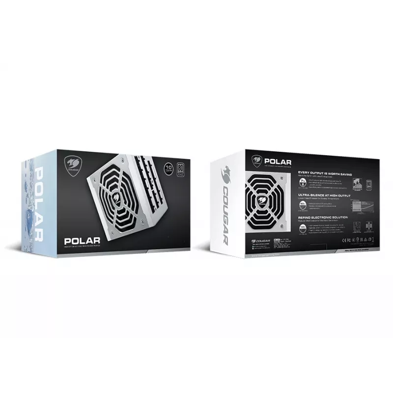 COUGAR Polar 1050W barošanas bloks ATX3.1 / 80 Plus Platinum / Modulārs