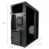 LC-Power LC-7041B-ON Midi Tower Melns
