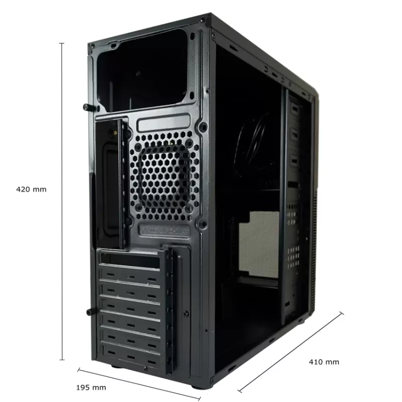 LC-Power LC-7041B-ON Midi Tower Melns