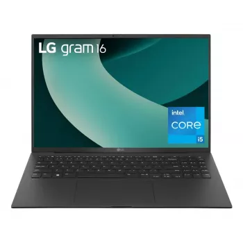 LG Gram 16ZB90RU klēpjdators 40,6 cm (16 inch) WQXGA Intel® Core™ i5-1334U 16 GB LPDDR4x-SDRAM 512 GB SSD Wi-Fi 6E Windows 11 Pro Melns
