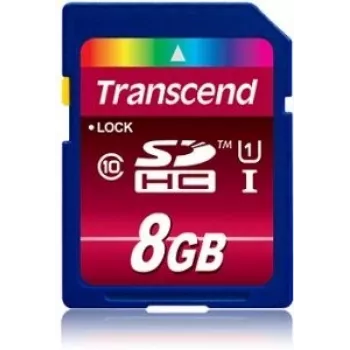 Atmiņas karte Transcend 8GB SDHC Class 10 UHS-I TS8GSDU1