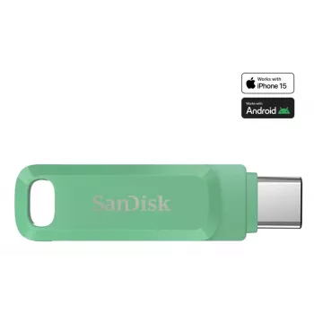 WESTERN DIGITAL SanDisk Ultra Dual Drive Go 512 GB USB zibatmiņa USB-C / USB-A zaļa