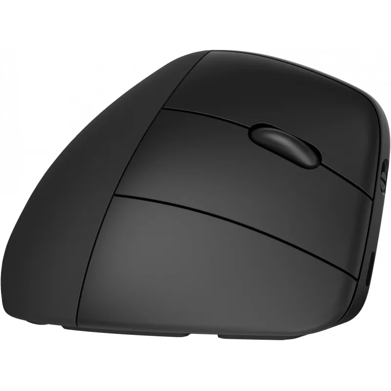 HP 920 Ergonomic vertikālā bezvadu pele, labā roka, Bluetooth + USB Type-A, 4000 DPI, melna