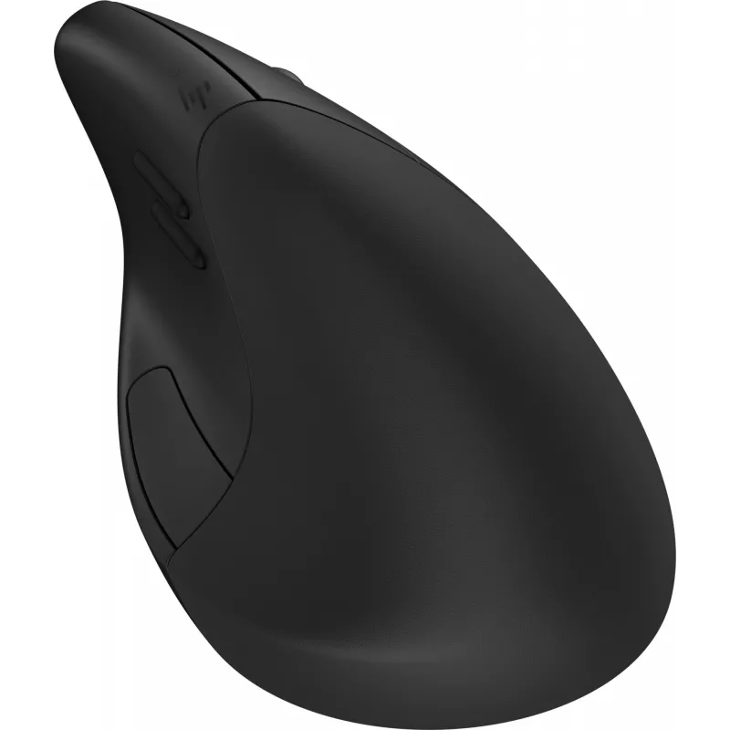 HP 920 Ergonomic vertikālā bezvadu pele, labā roka, Bluetooth + USB Type-A, 4000 DPI, melna