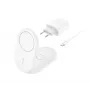 BELKIN BoostCharge Qi2 15W magnētiskais 2in1 statīvs - Balts