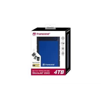 Transcend StoreJet 25H3B 4TB SATA 2,5 collu USB 3.0 ārējais cietais disks