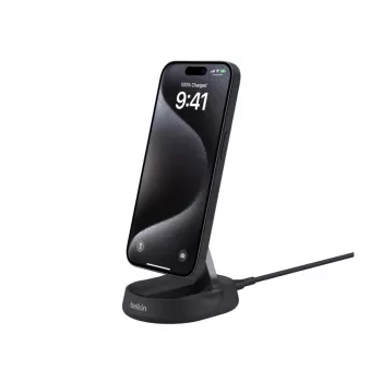 BELKIN BoostCharge Pro bezvadu lādētājs Qi2 15W melns