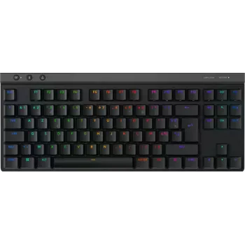 Logitech G G515 tastatūra Gaming RF Bezvadu Bluetooth AZERTY Franču Melna