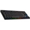 Logitech G G515 tastatūra Gaming RF Bezvadu Bluetooth AZERTY Franču Melna