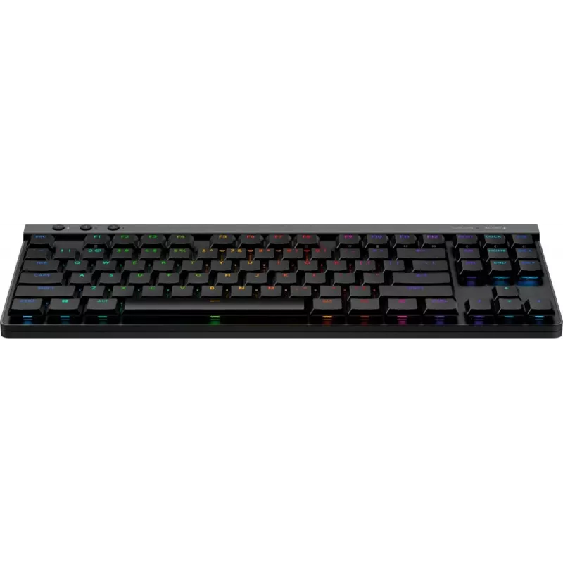 Logitech G G515 tastatūra Gaming RF Bezvadu Bluetooth AZERTY Franču Melna