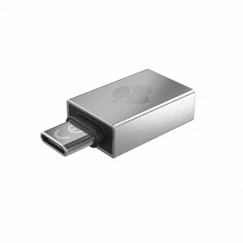 CHERRY 61710036 USB-A / USB-C adapteris sudraba krāsā