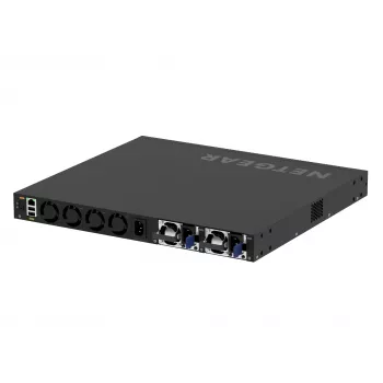 NETGEAR M4350-48G4XF pārvaldāms L3 slēdzis ar PoE, 48× Gigabit, 4× 10G SFP+, 1U melns