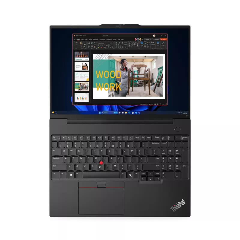Lenovo ThinkPad E16 Gen 2 21MA001YGE portatīvais dators, Intel Core Ultra 5 125U, 40,6 cm (16 collu) WUXGA IPS 1920 x 1200, 16 GB DDR5-SDRAM, 512 GB SSD, Wi-Fi 6E, Windows 11 Pro, melnā krāsā